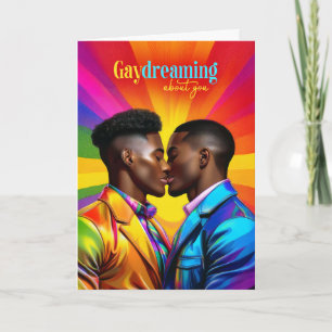 Carte Gaydreaming African American Gay Rainbow Love