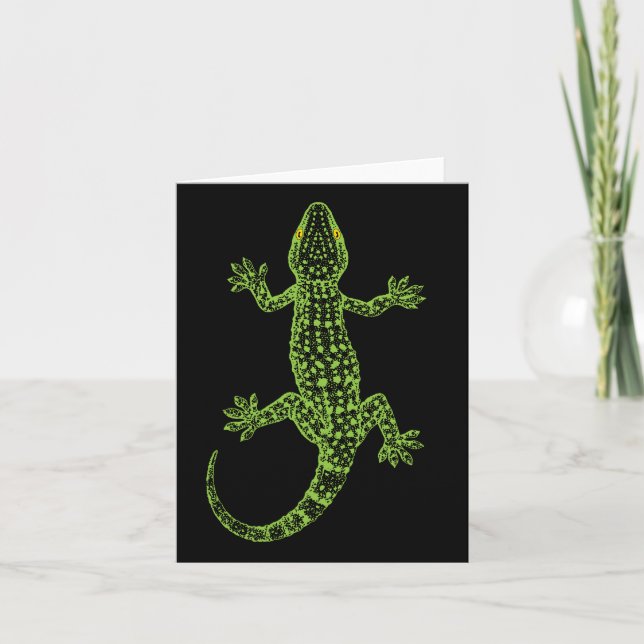Carte Gecko Note Cards (Devant)