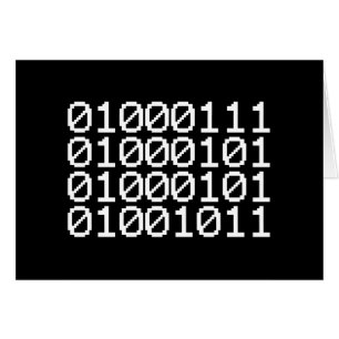 CARTE GEEK BINAIRE