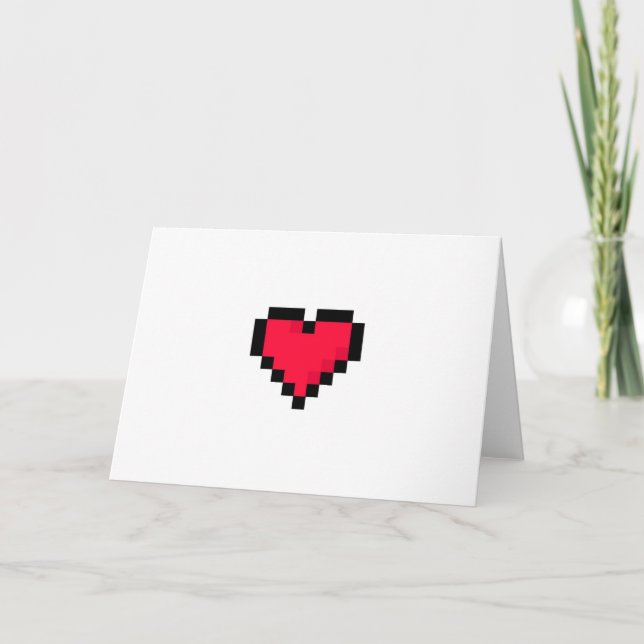 Carte Geeky Valentine's Day (Devant)