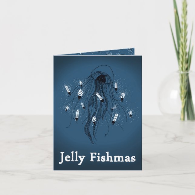 Carte Gelée Fishmas (Joyeux Noël) (Devant)