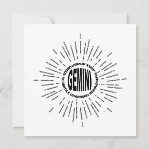 Carte Gémeaux Le jumeau heureux Joyeux anniversaire mai