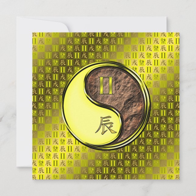 Carte Gemini & Earth Dragon (Devant)