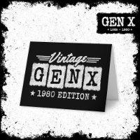 Gen X Generation Gen Xer Né 1980 Gen X Anniversair