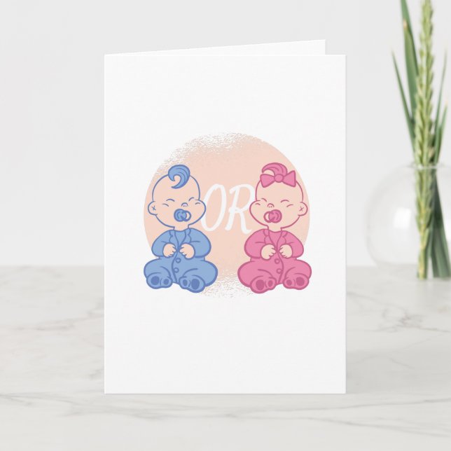 CARTE GENDER REVEAL (Devant)