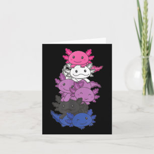 Carte Genderfluide Genre Fierté Lgbtq Axolotl _1