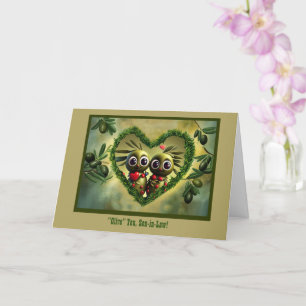 Carte Gendre Joyeuse Fête des Pères Mignon et Drôle