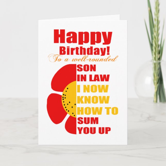 Carte gendre résumé (Devant)