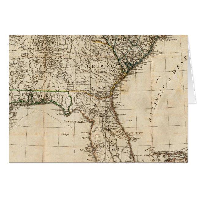 Carte générale des colonies britanniques du sud (Devant horizontal)