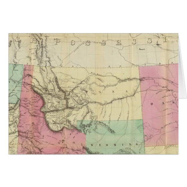 Carte générale des États du Pacifique Nord (Devant horizontal)