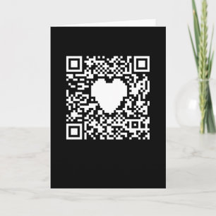 Carte Générateur de code QR avec un cœur