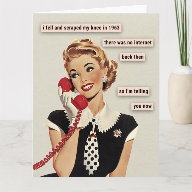 Carte Genou déchiré en 1963 (Devant)