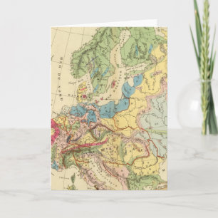 Carte Geological Map of Europe