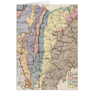 Carte géologique de l'Ohio