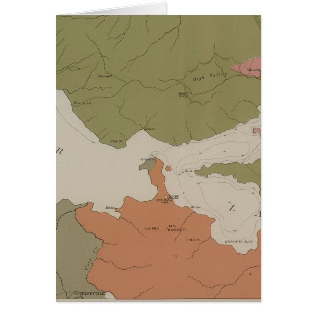 Carte géologique du district de Clear Lake (Devant)