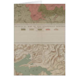 Carte géologique du district de Knoxville