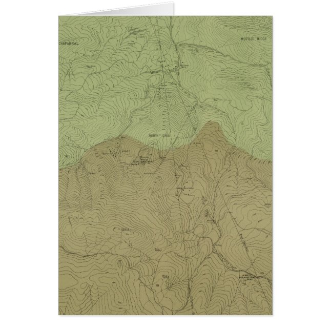 Carte géologique du district de New Idria (Devant)