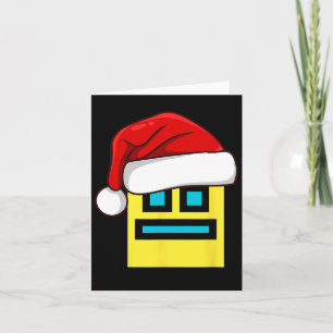 Carte Géométrie de tire Répéter Noël Chapeau de Père Noë