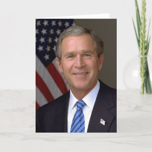 Carte George W. Bush official portrait