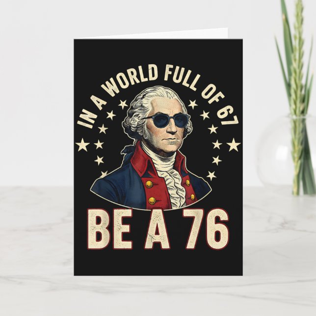 Carte George Washington 67 Mème Dans Le Monde Plein De 6 (Devant)