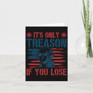 Carte George Washington C'est seulement de la trahison s