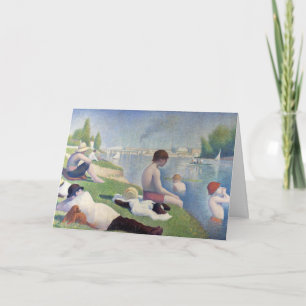 Carte Georges Seurat - Les Baigneurs à Asnières