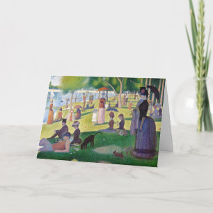Carte Georges Seurat - Un dimanche après-midi à l'Île de