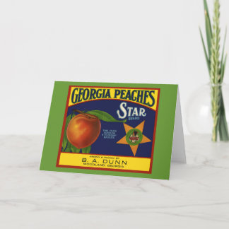 Carte Georgia Peaches