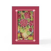 Géranium rose Bonne Fête des Mères