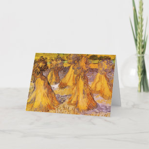 Carte Géraniums de blé par Vincent van Gogh