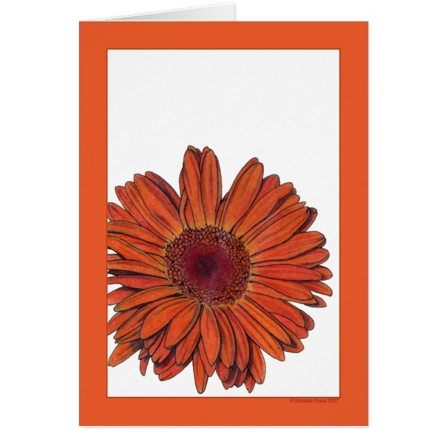 Carte Gerbera (Devant)