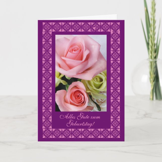 Carte German : Joyeux anniversaire (Devant)