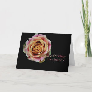 Carte German Sympathy card