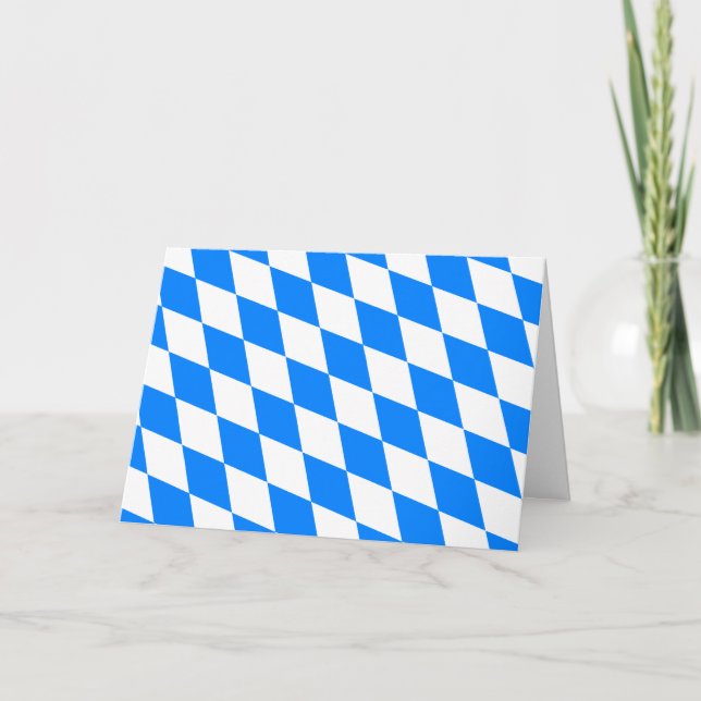 Carte Germany Bavaria Flag (Devant)