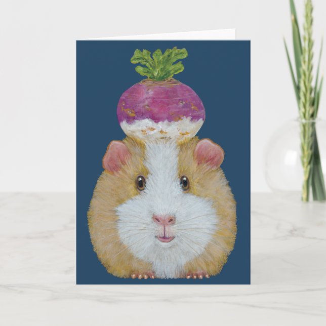 Carte Gertie the guinea pig card (Devant)