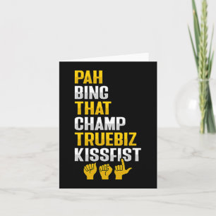 Carte Geste de la main ASL Sensibilisation à la surdité 