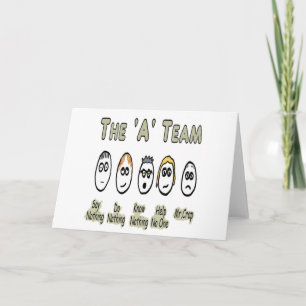 Carte Gestion de projet de l'équipe "A"