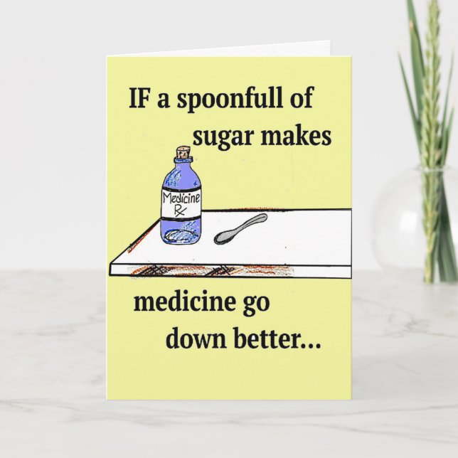 CARTE GET WELL ENCOURAGEMENT CARD (Devant)