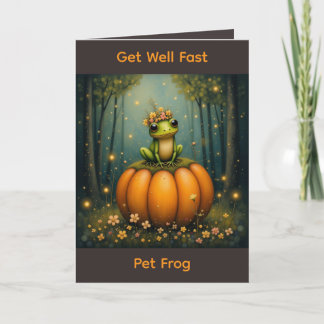 Carte Get Well Fast Pet Frog