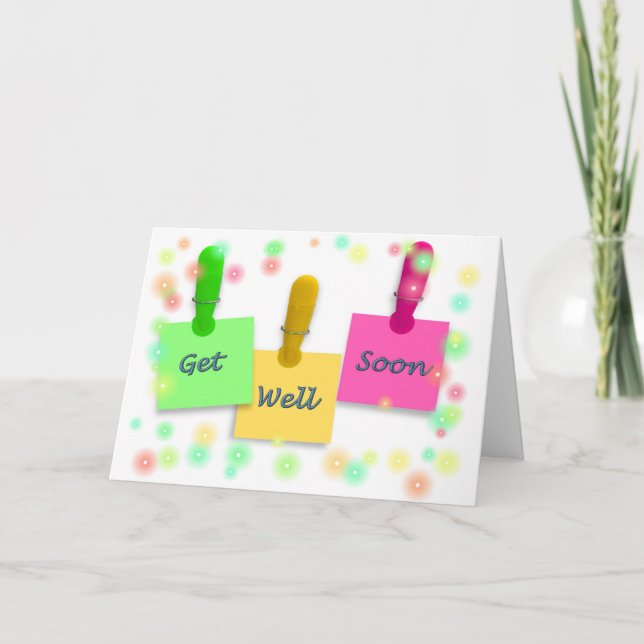 Carte Get Well-Notes (Devant)