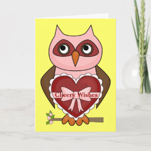 Carte Get Well Owl