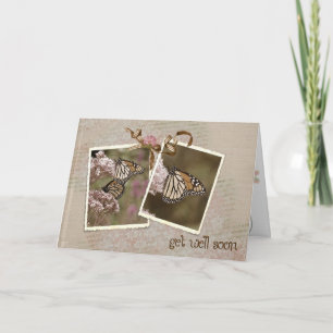 Carte Get Well Soon Butterflies