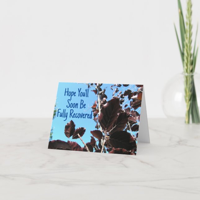 Carte Get Well Wishes Card (Devant)