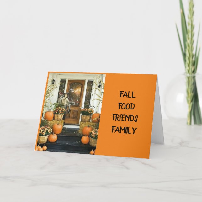 CARTE GETTING TOGETHER W/ FAMILY & FRIENDS THANKSGIVING  (Devant)