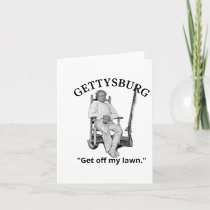 Carte Gettysburg John Burns Citation de guerre civile am