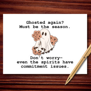 Carte Ghost again Funny Halloween