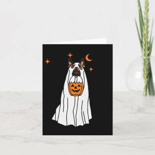 Carte Ghost Chien Berger Allemand Et Halloween Fu Citrou