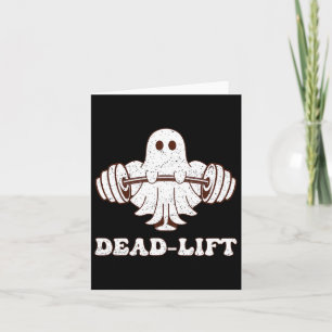 Carte Ghost Dead Lift Super Fitness Éffrayant Funny Hall