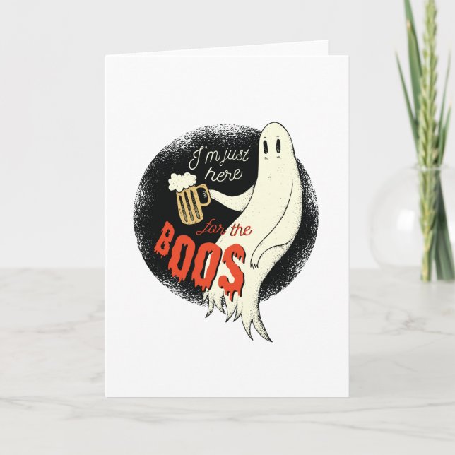 Carte Ghost Drinking (Devant)