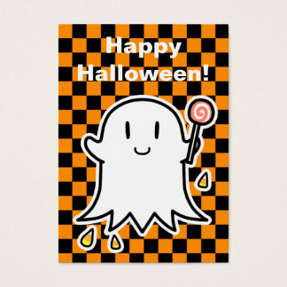 Carte Ghost Halloween (modifier votre message)